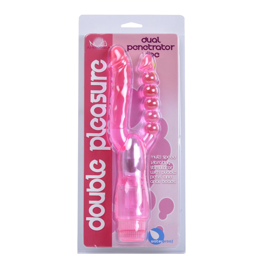 VIBRADOR DOUBLE PLEASURE DUAL PENETRATOR MULTI SPEED | Exxxotica Sex Shop