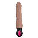 DILDO VIBRADOR NATURAL REALSKIN HOT COCK #3 - CAFÉ