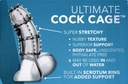 FUNDA EXTENSION ULTIMATE COCK CAGE TRANSPARENTE