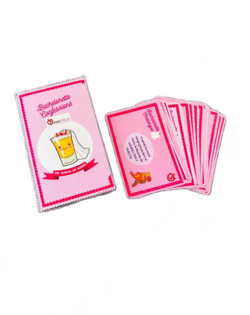 JUEGO DE CARTAS BACHELORETTE CONFESSIONS