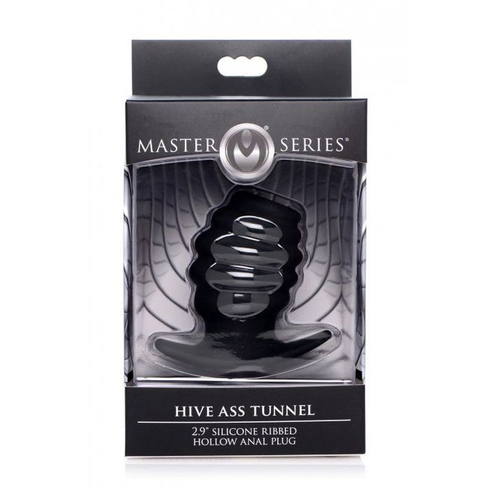 PLUG ANAL EXPANSOR MASTER SERIES HIVE ASS TUNNEL 2.9 SILICONE RIBBED