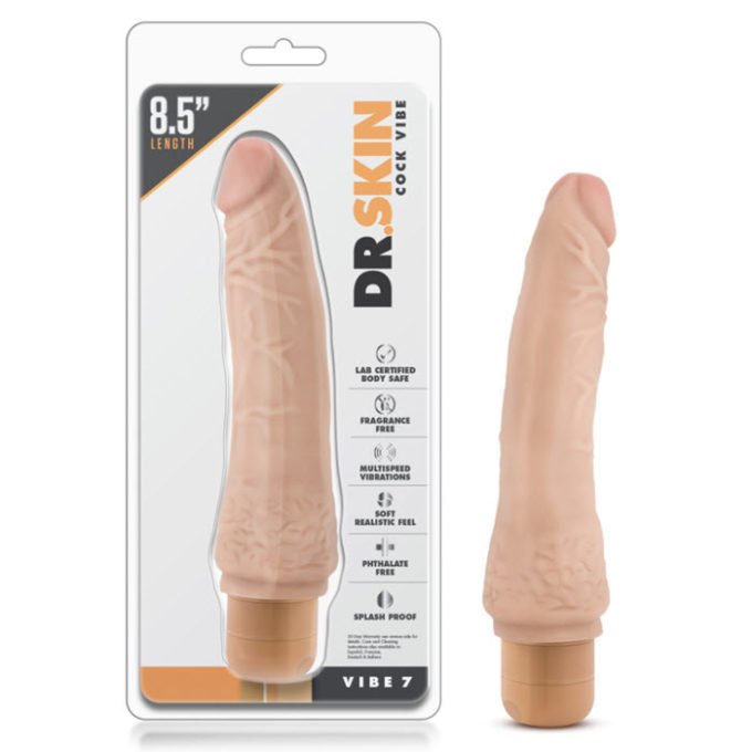 DR. SKIN COCK VIBE 7 NATURAL 8.5&quot;