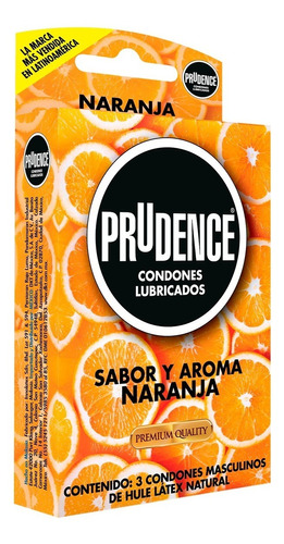 PRUDENCE SABOR Y AROMA NARANJA 3 PZS99