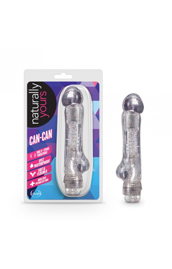 VIBRADOR NATURALLY YOURS CAN CAN CLEAR