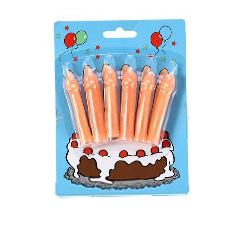 HAPPY BIRTHDAY COCK CANDLES VELAS PENE