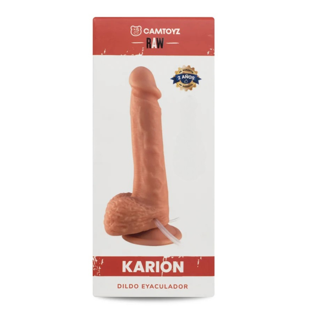 DILDO CON EYACULACIÓN REALISTIC KARION