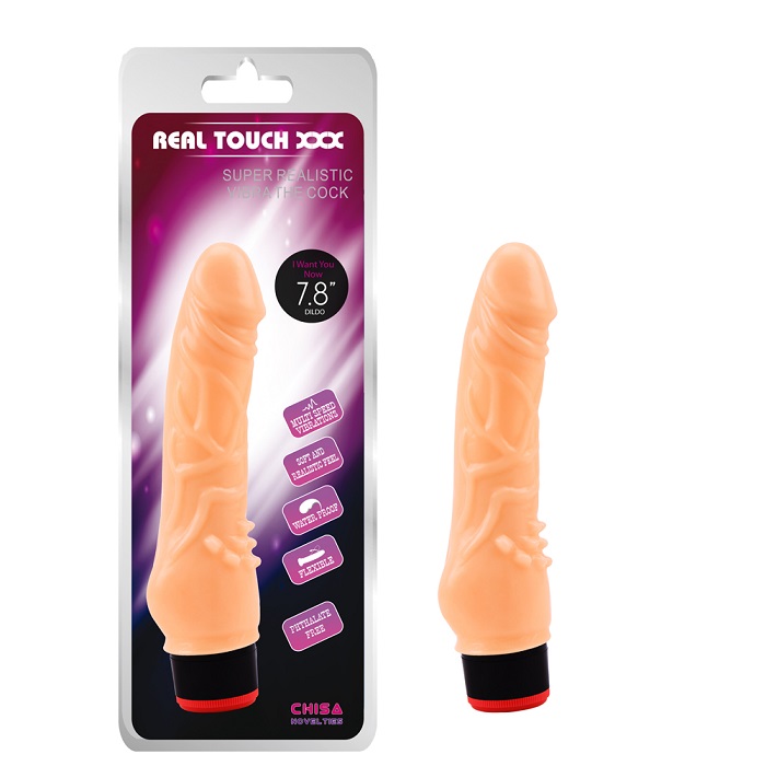 VIBRADOR 7.8&quot; VIBE COCK FLESH