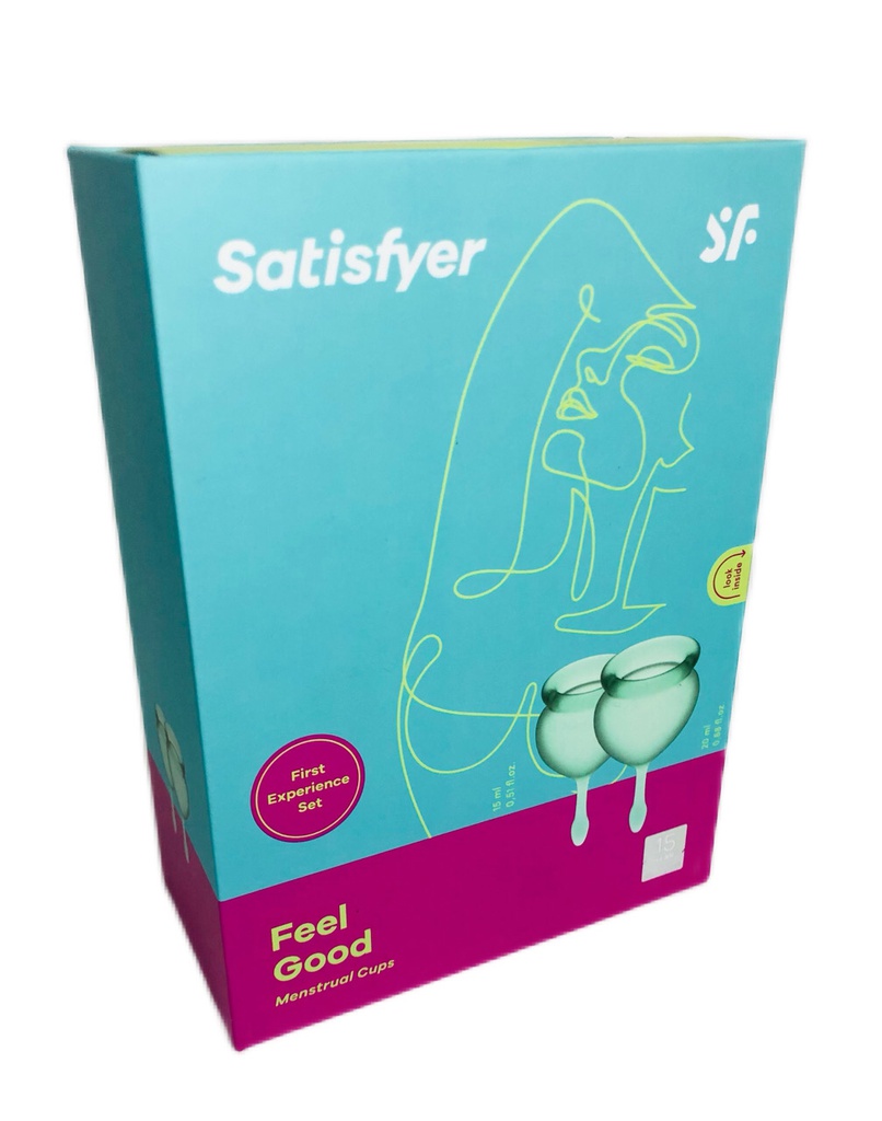 COPA MENSTRUAL SATISFYER FEEL GOOD DARK GREEN