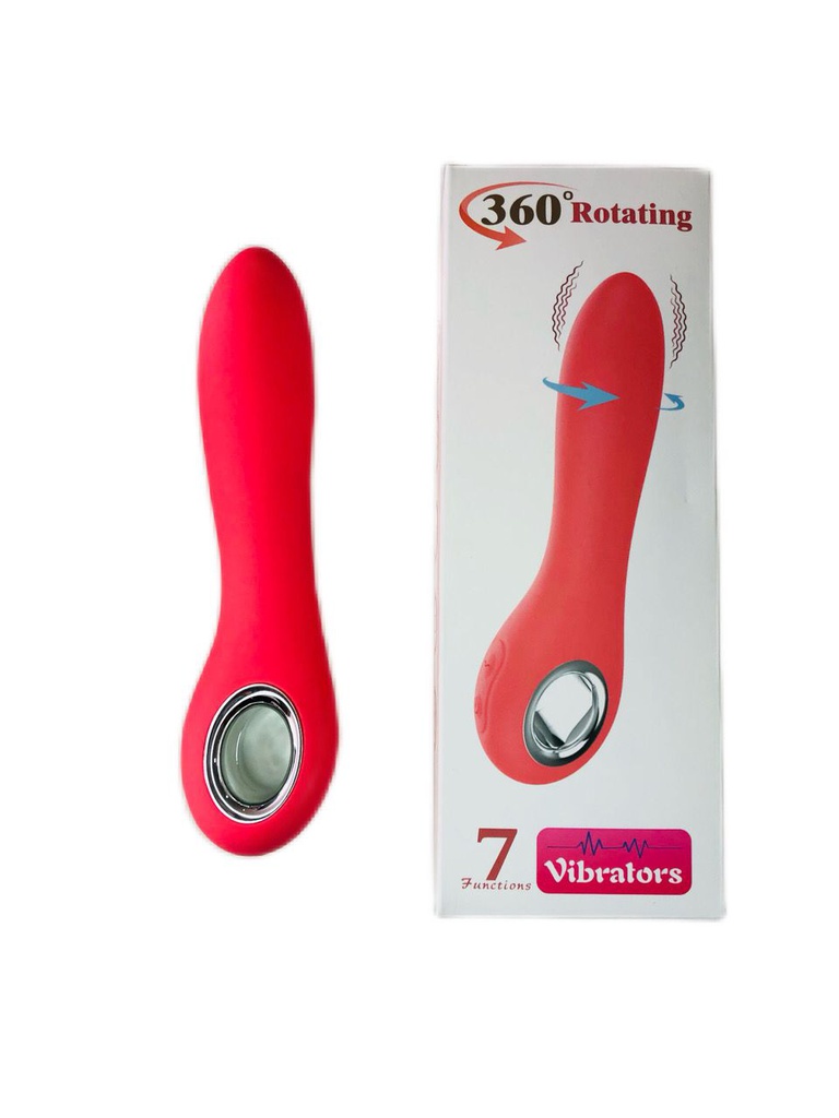 VIBRADOR RECARGABLE CON ROTACION 7 VELOCIDADES