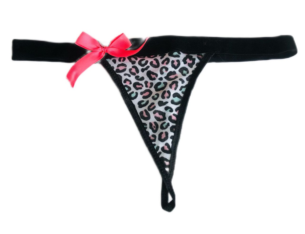 TANGA SEXY ANIMAL PRINT LEOPARDO