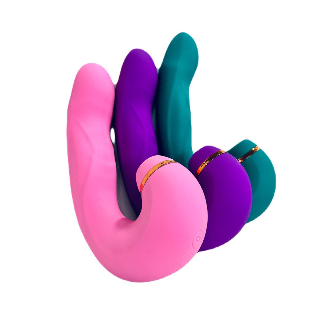 VIBRADOR G PLEASURE TRIPLE ESTIMULACION VAGINAL