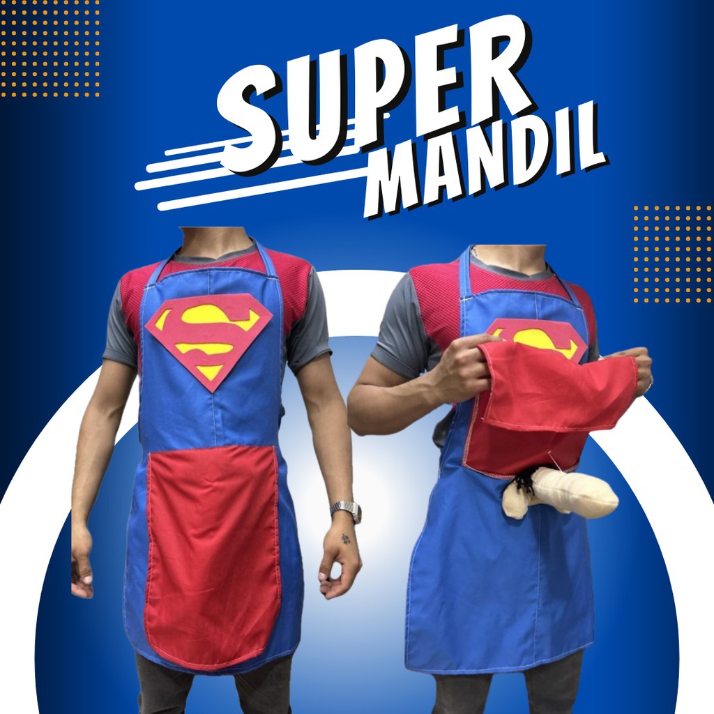 MANDIL SUPER MAN DE BROMA