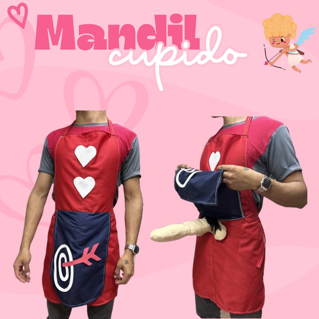 MANDIL CUPIDO BROMA MT