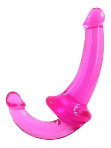 DILDO JELLY STRAPLESS DOBLE