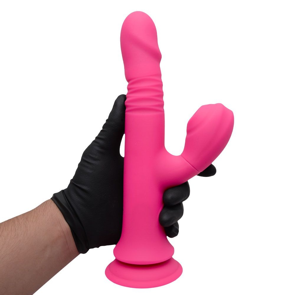 VIBRADOR CON ROTACION SNOW LOVE