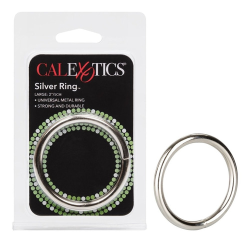 ANILLO SILVER RING 2&quot; LARGE DURABLE