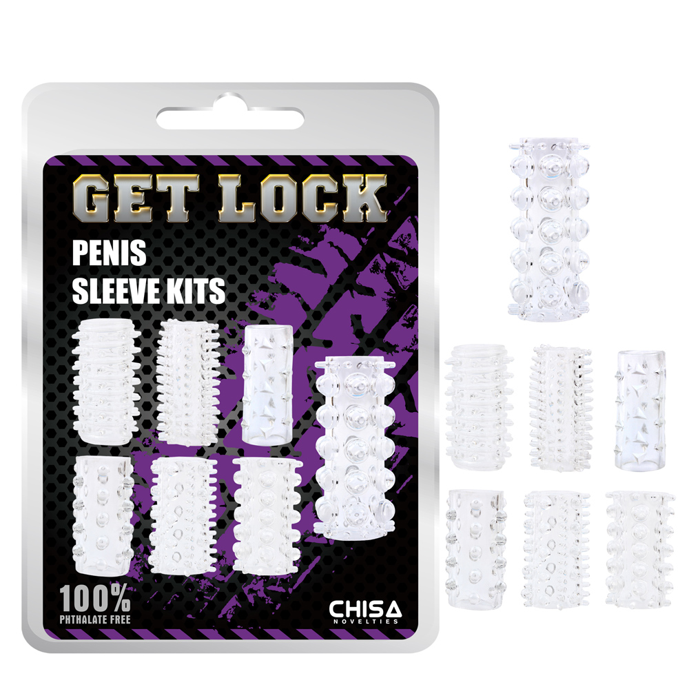 ANILLOS GK POWER PENIS SLEEVE KIT SUPER ELASTICO TRANSPARENTE