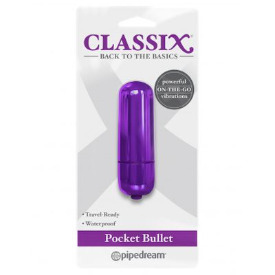 BALA CLASSIX POCKET BULLET IMPERMEABLE MORADA