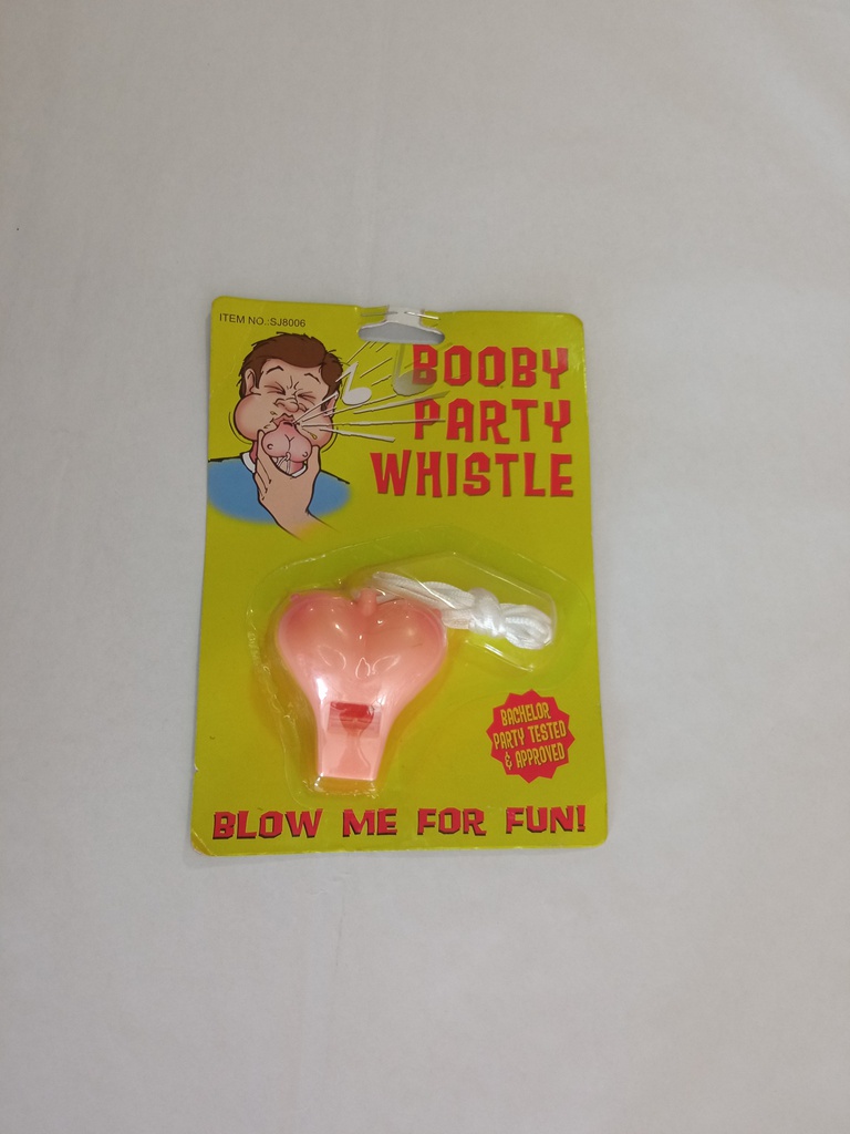 SILBATO BOOBY PARTY WHISTLE DE PLASTICO