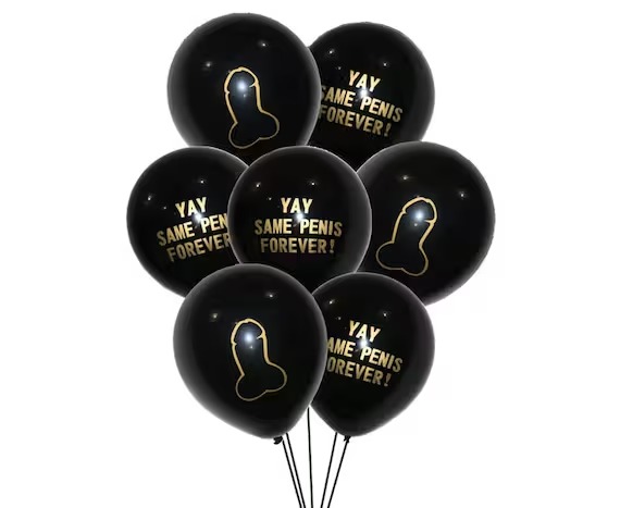 GLOBOS NEGROS DESPEDIDA DE SOLTERA 5 PZS