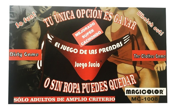 JUEGO DE LAS PRENDAS JUEGO SUCIO CARTAS