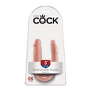 DILDO KING COCK 5&quot; SMALL DOUBLE TROUBLE HECHO A MANO