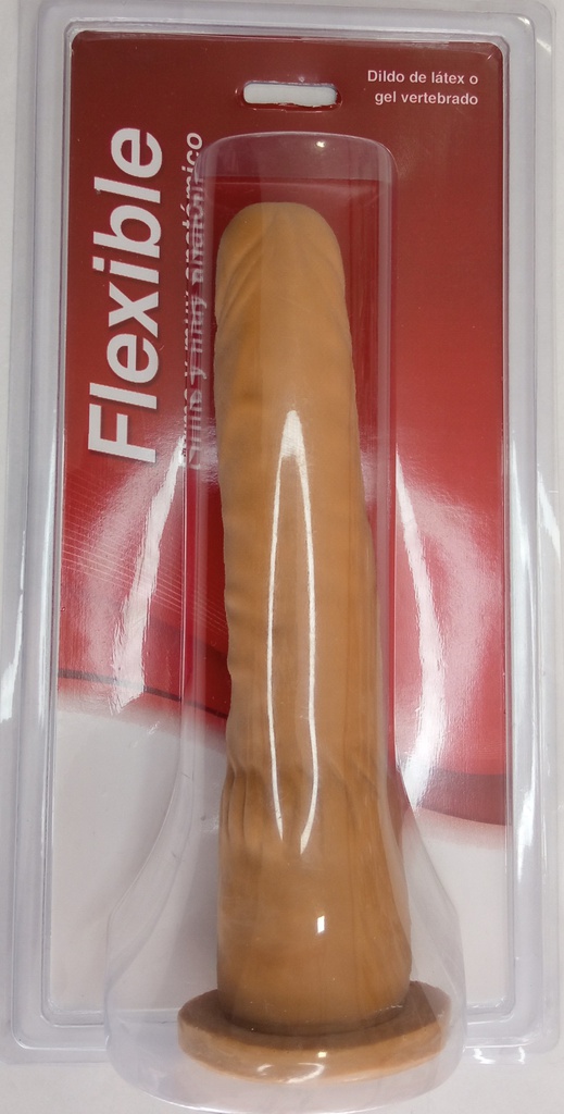 DILDO FLEXIBLE VERTEBRADO NACIONAL (CLASICO)