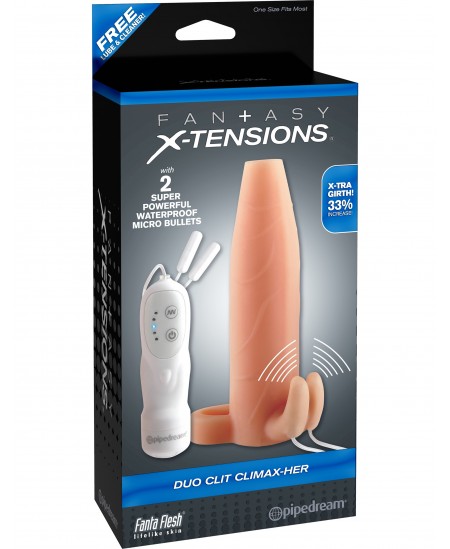 FUNDA FANTASY X TENSIONS DUO CLIT CLIMAX HER