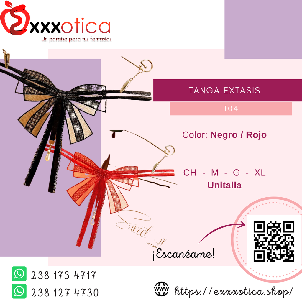 LENCERIA TANGA EXTASIS T04