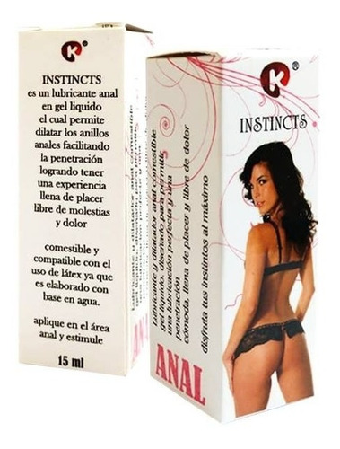 LUBRICANTE ANAL INSTICTS COMESTIBLE 15 ML