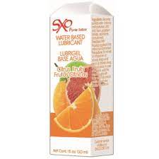 LUBRICANTE EN GEL SXO EN CAJA SABOR FRUTAS CITRICAS 30 ML