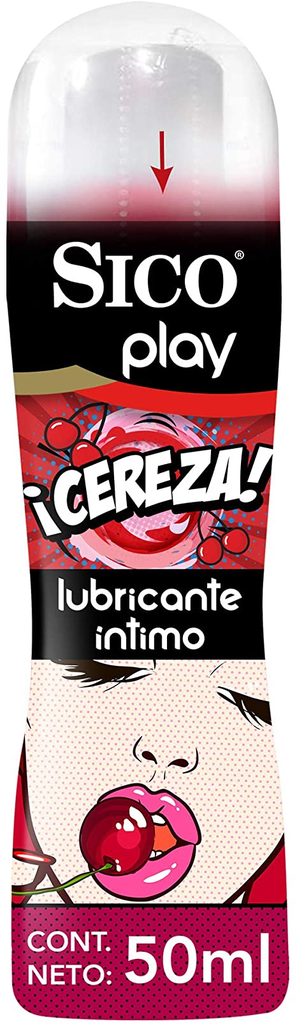 LUBRICANTE SICO PLAY CEREZA SABOR/OLOR 50ML