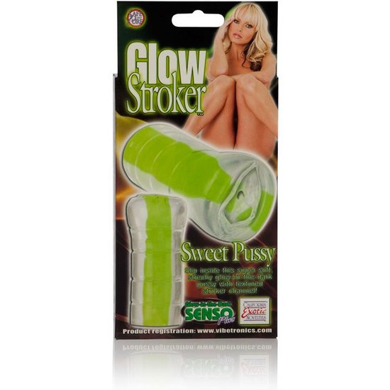 MASTURBADOR GLOW STROKER SWEET PUSSY LUMINOSO