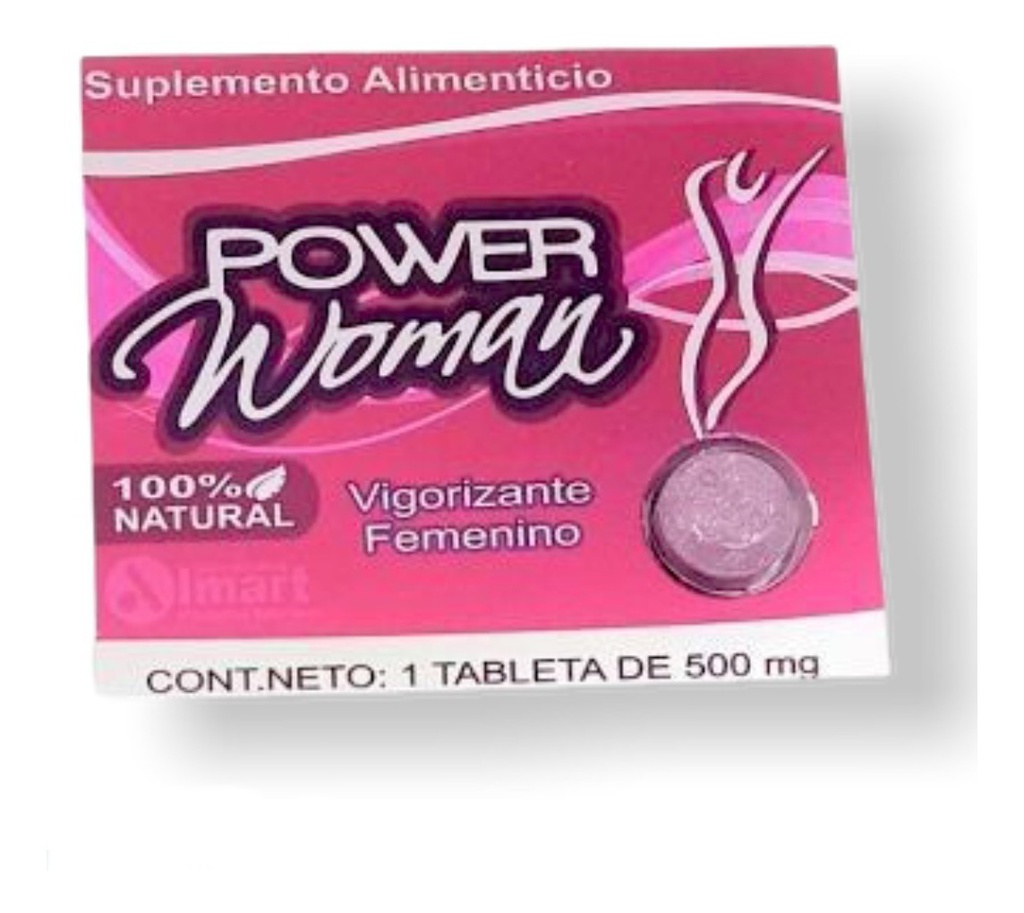 POWER WOMAN VIGORIZANTE FEMENINO 500MG. SUPLEMENTO ALIMENTICIO