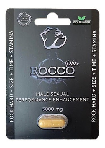 PASTILLA ROCCO PLUS MALE SEXUAL 5000MG PERFORMANCE ENHANCEMENT