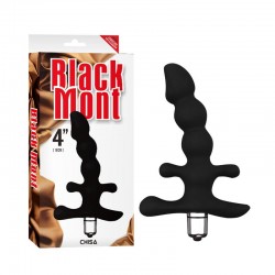 PLUG BLACK MONT 4&quot; PERFECT GRIP MASAJEADOR DE PROSTATA