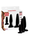 PLUG KIT 3 PIEZAS BLACK MONT USO ANAL