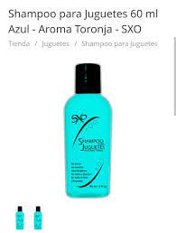 SHAMPOO SXO PARA JUGETES ANTIBACTERIAL AROMA TORONJA 60 ML