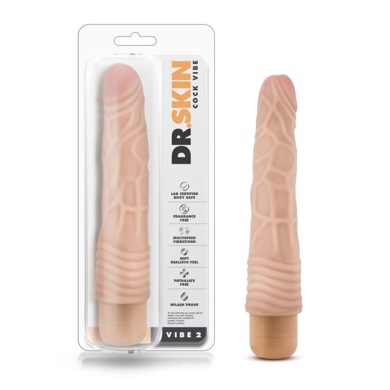 VIBRADOR DR SKIN B YOUR COCK VIBE #2 NATURAL