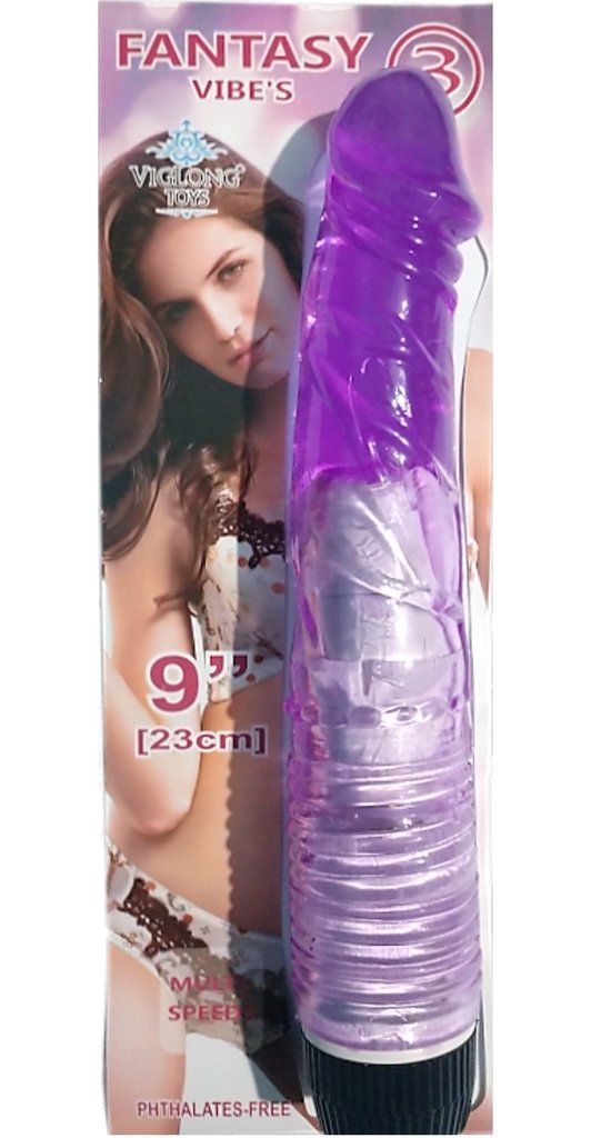 VIBRADOR ECONOMICO FANTASY VIBES NO 3 9&quot; 23 CM