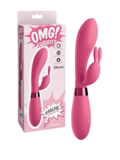 VIBRADOR OMG RABBITS SELFIE DE SILICON