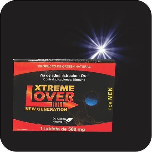 XTREME LOVER NEW GENERATION INCREMENT POTENCE SEXUAL TABLETA ENERGIZANTE 36HRS