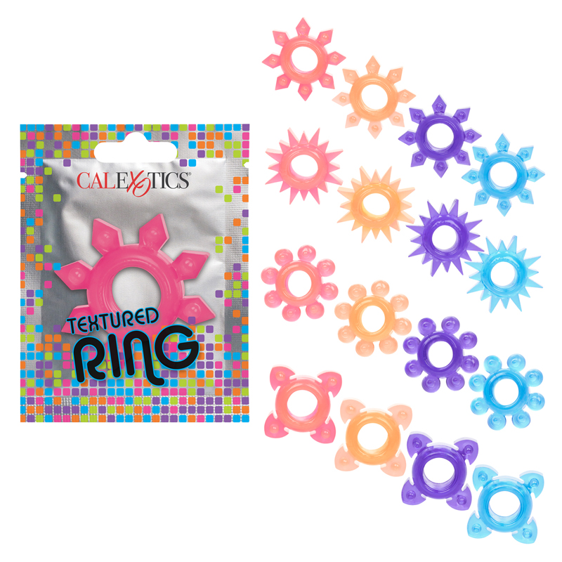 ANILLO CALEXOTICS TEXTURED STRETCHY AND COMFORTABLE VARIOS COLORES