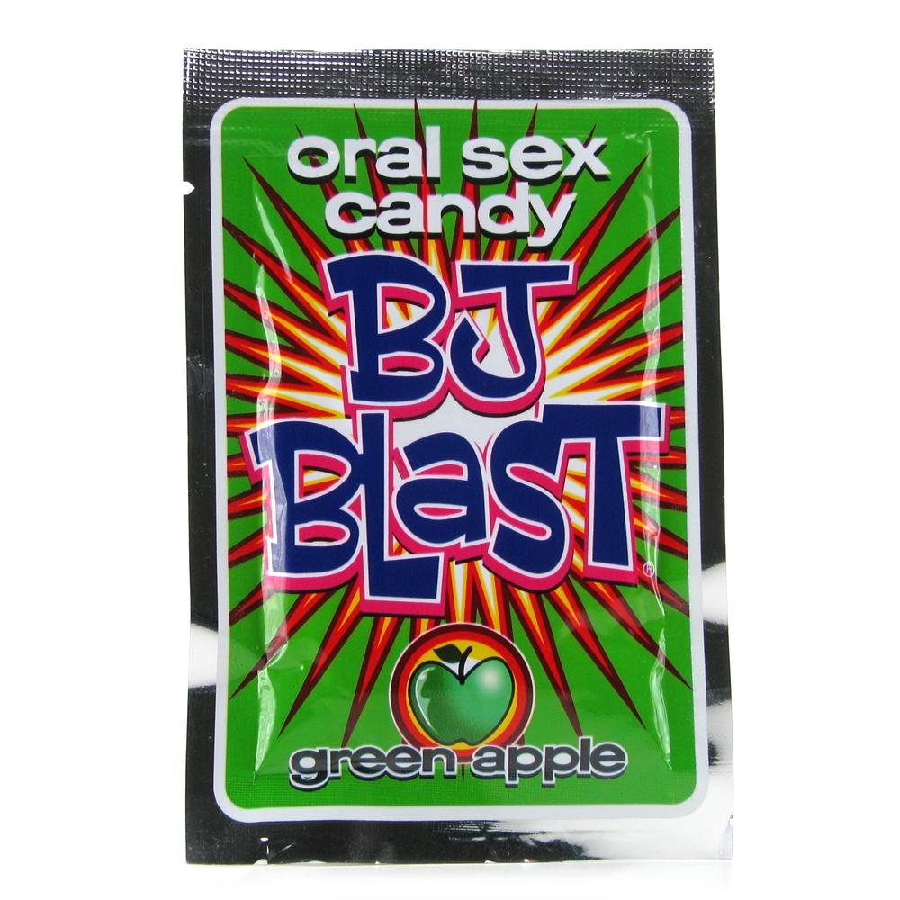 DULCES ORAL SEX CANDY GREEN APPLE BJ BLAST 18 GR