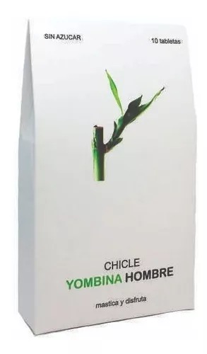 CHICLES ESTIMULADOR YHOMBINA PARA HOMBRE 1 PZA