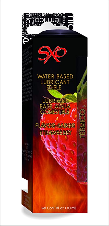 LUBRIGEL SXO 30 ML A BASE DE AGUA SABOR FRESA