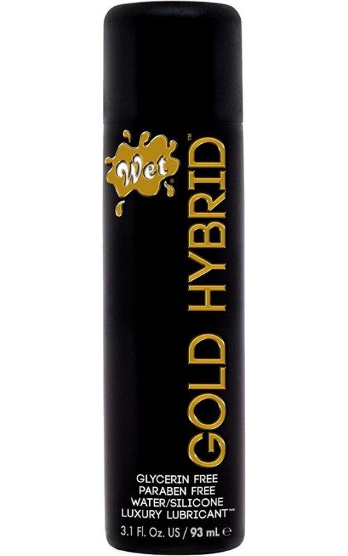 LUBRICANTE WET GOLD HYBRID 93 ML 3.1 OZ