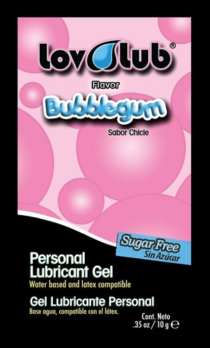 LUBRICANTE LOV LUB PERSONAL BUBBLEGUM 10 GR