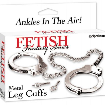 BDSM FETISH FANTASY METAL LEG CUFFS (ESPOSAS DE METAL)