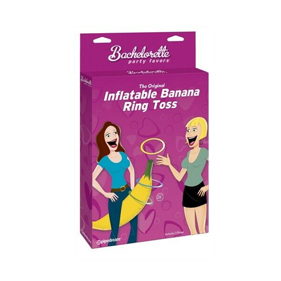 INFLATABLE BANANA BACHELORETTE PARTY FAVORS THE ORIGINAL RING TOSS